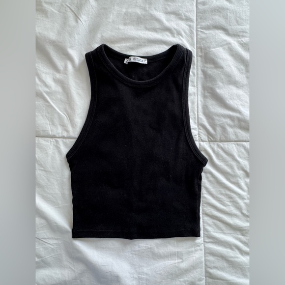 Zara Basic Rib Tank Top - Picture 2 of 4